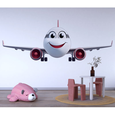 Trinx Cute Airplane Wall Art, Airplane Nursery Decor, Kids Room